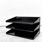 ビスレー BISLEY 3段 レターラック ブラック 書類棚 A4サイズ 横型 W38.5cm 壁掛け可 デスクアクセサリー 英国 ●