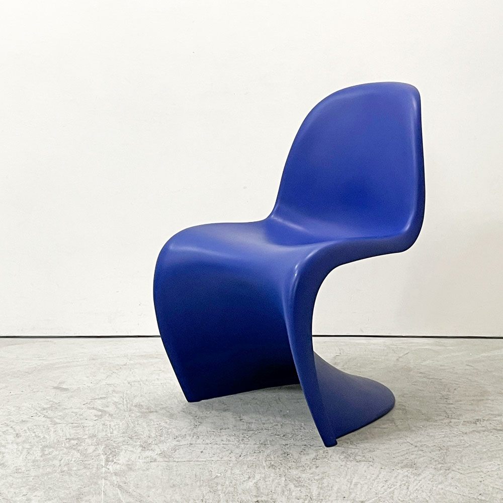 ヴィトラ vitra パントンチェア Panton Chair ブルー 廃盤カラー ヴェルナー・パントン ミッドセンチュリー スペースエイジ A ●