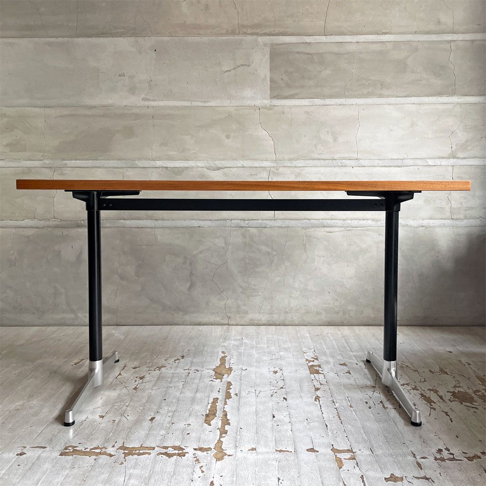 グリニッチ greeniche カフェテーブル Cafe Table ダイニングテーブル W120×D70×H70cm ウォールナット無垢材×スチールレッグ ♪