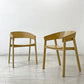 ムート muuto カバーアームチェア Cover Armchair ダイニングチェア 板座 オークカラー 定価￥106,700- A ●