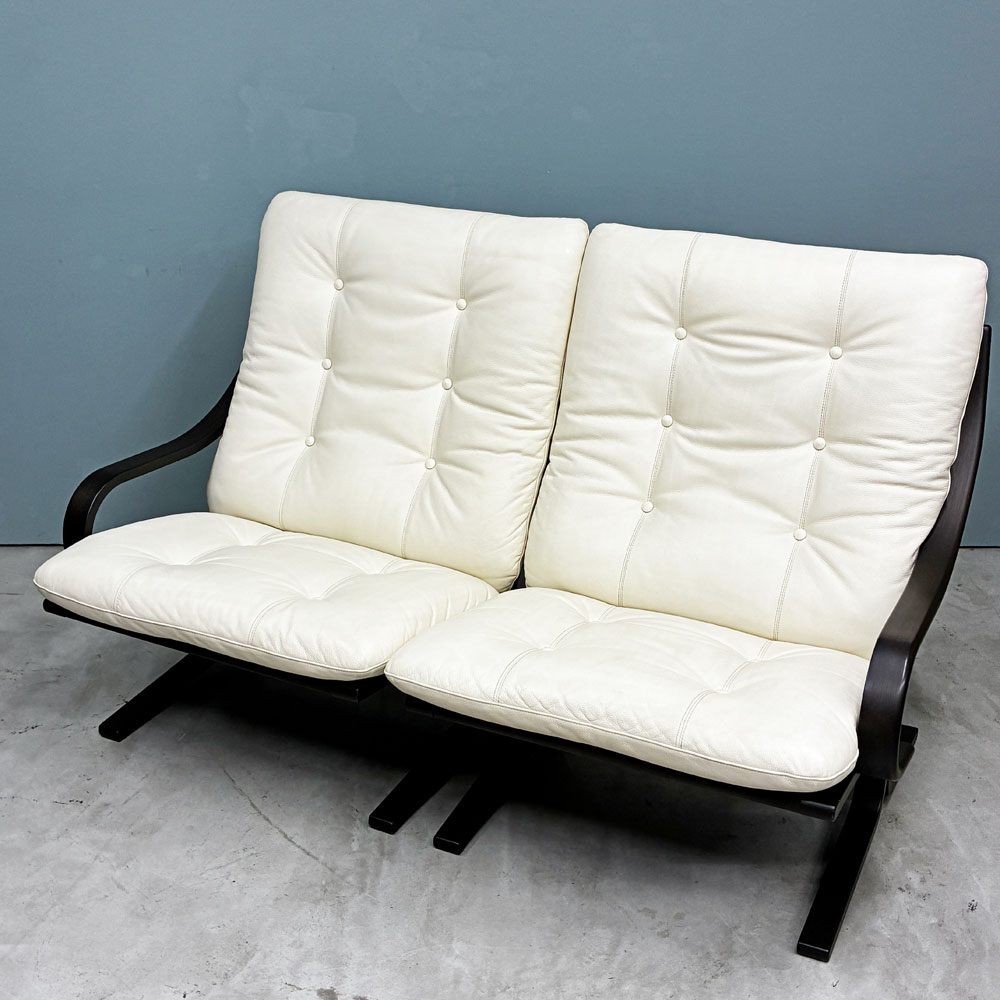冨士ファニチア Fuji furniture フジファニチア アージオ ソファ Agio sofa 2pソファ ビーチ材 PUレザー セパレート ◎