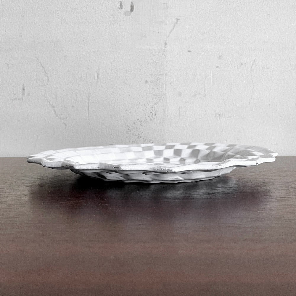 アスティエ・ド・ヴィラット Astier de Villatte キューブ Cube スーププレート W23cm 陶器 フランス ■