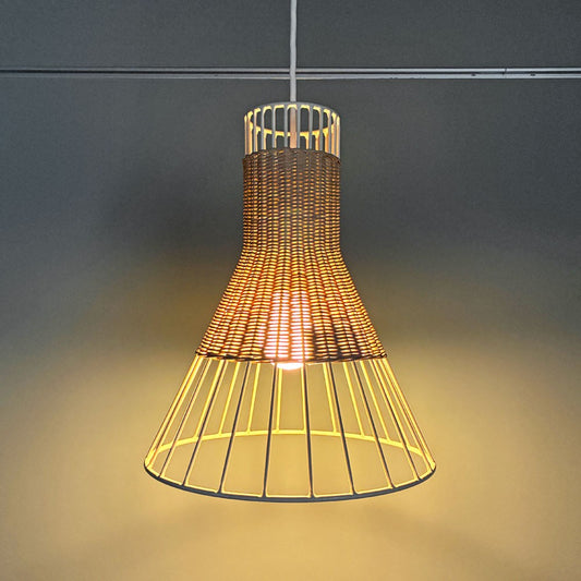 イデー IDEE リリウム ランプ S LILIUM LAMP S  ペンダントライト ラタン ナチュラルテイスト 定価￥29,900- ◎