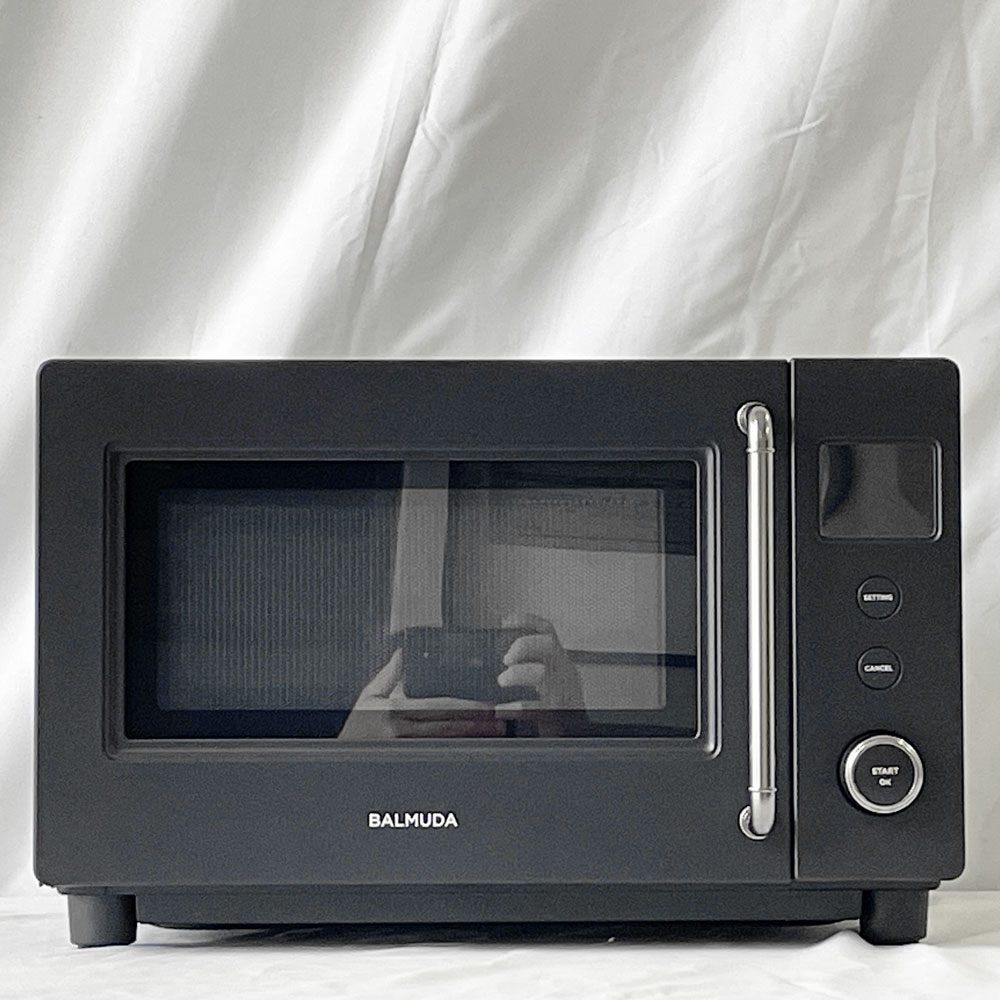 バルミューダ BALMUDA ザ・レンジ The Range S 電子レンジ 900W KRN01JP ブラック H29.5㎝ 取扱説明書＆箱付き 未使用品 ◇
