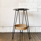 イデー IDEE ワラビー WALLABY SIDE TABLE サイドテーブル ラタン×スチール ブラック H60cm ナチュラルモダン 廃番サイズ ◎