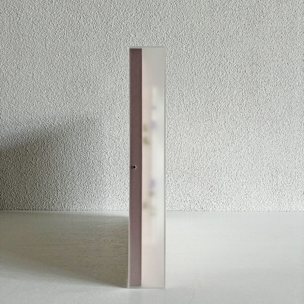 楚里勇己 Yuuki Sori スミレハナ P6号 銀箔 岩絵具 典具帖紙 神郷紙 アクリル額装品 52×38cm 日本画家 〓