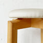 匠工芸 TAKUMI マッシュルームスツール MUSHROOM ハイスツール Lサイズ ファブリック座面 ホワイトアッシュ材 旭川家具 定価￥25,300- A ★