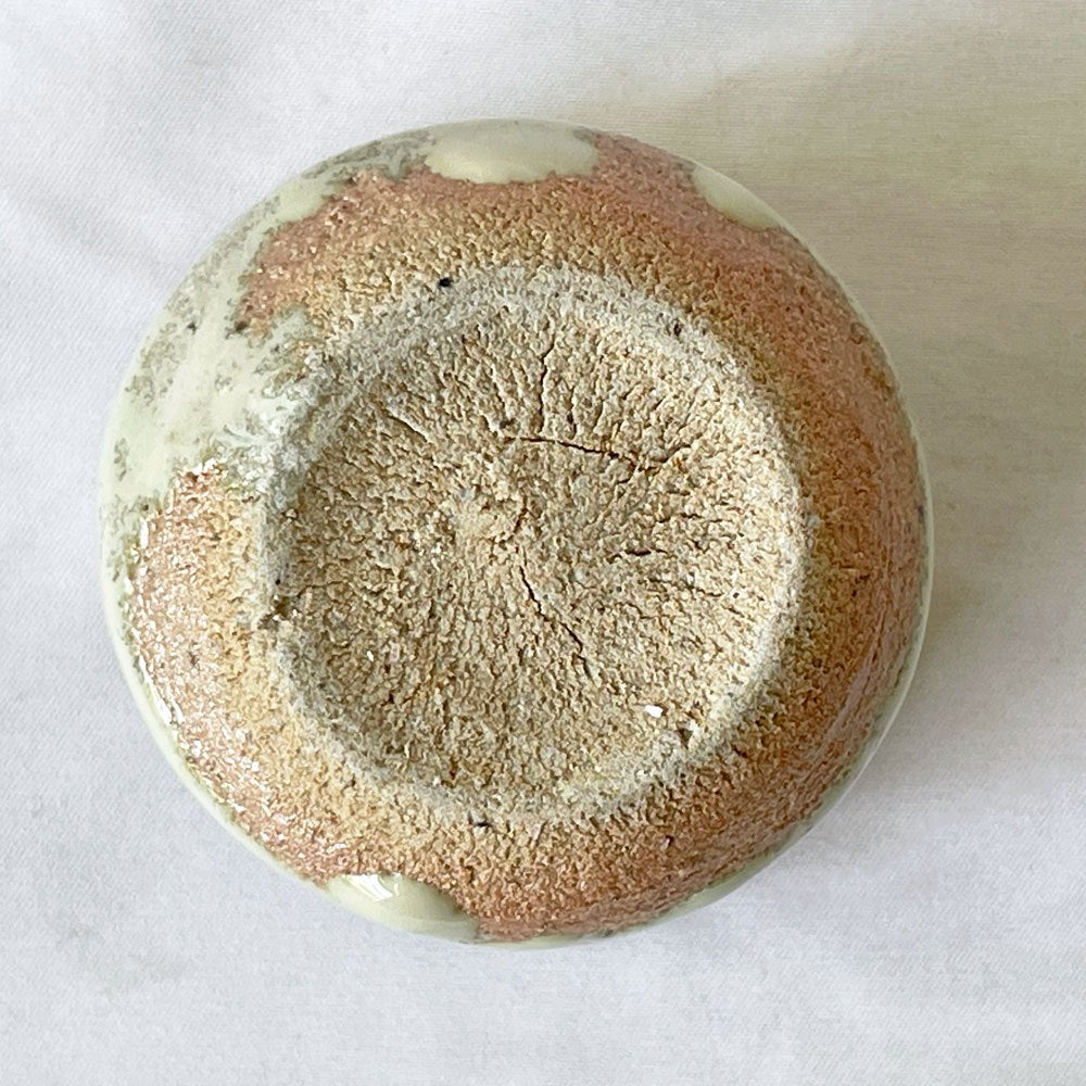 唐津焼 斑唐津 竹花正弘 ぐい呑 箱付き Φ7cm 陶芸家 現代作家 B ◇