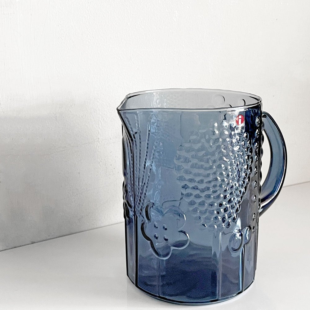 イッタラ iittala フローラ Flora 1.2L ピッチャー レイン 水差し ガラス オイッバ・トイッカ Oiva Toikka 北欧雑貨 廃番 ■