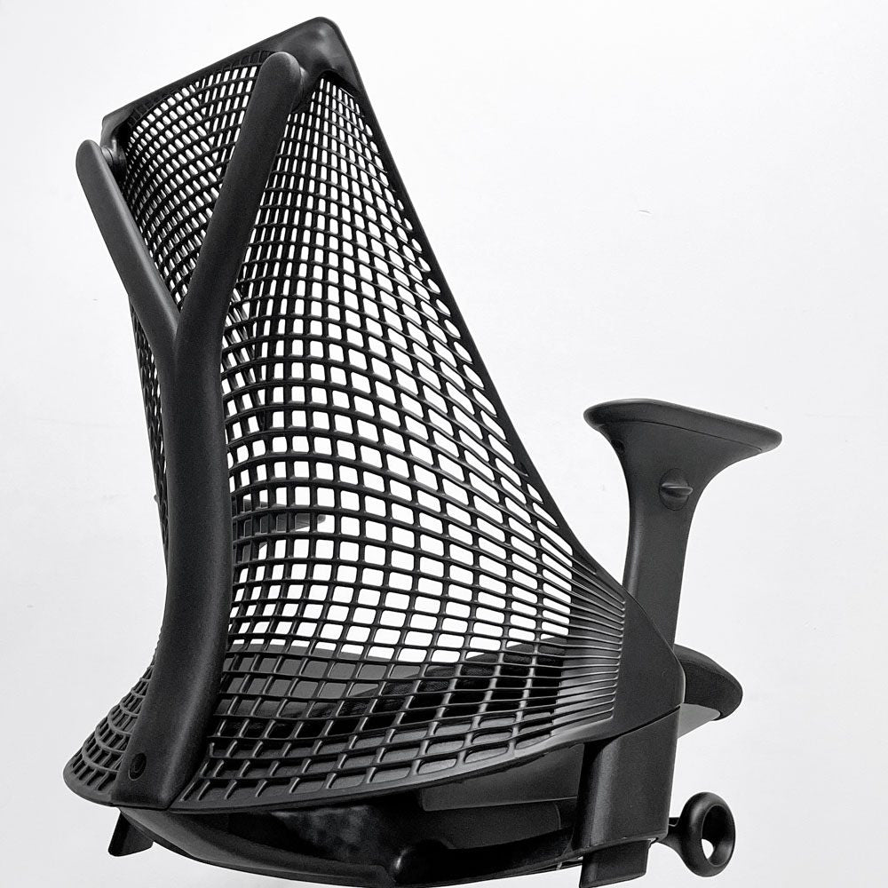 ハーマンミラー Herman Miller セイルチェア SAYL CHAIR デスクチェア オフィスチェア ミドルバック ブラック イヴ・ベアール ●