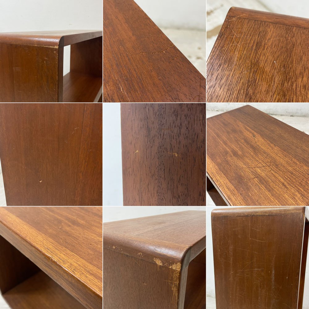 木製ユニットシェルフ ボックスシェルフ オープンシェルフ 飾り棚 S×2・M×2・L×2 6点セット 無垢材 ●