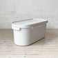 タッパーウェア Tupperware キッチンキーパー お米 10kg 密閉収納 2重蓋 保存容器 ライトグレー 廃盤 未使用品 ★