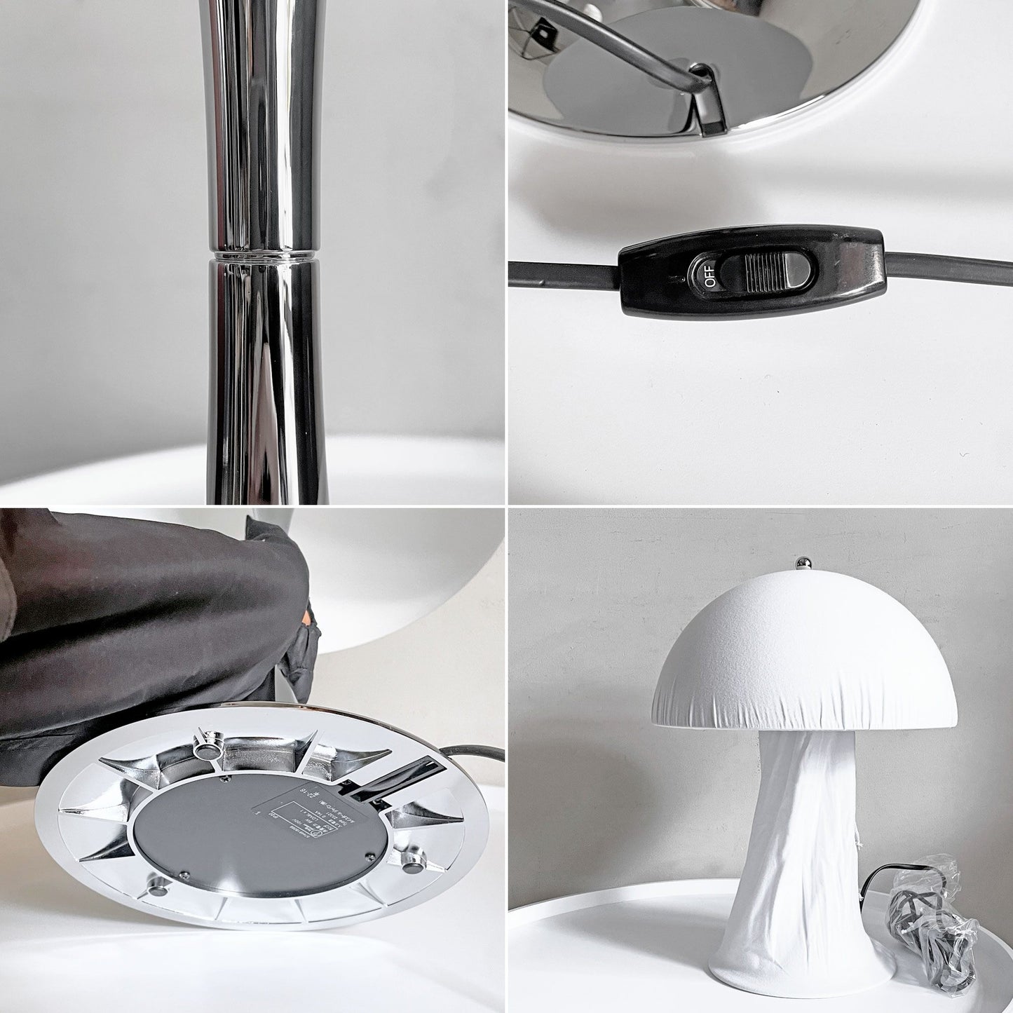 ルイスポールセン louis poulsen パンテラ320 テーブル 卓上照明 テーブルランプ シルヴァークローム ヴェルナーパントン Verner Panton 箱付き ■