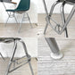 ハーマンミラー Herman Miller サイドシェルチェア セカンド 2nd ビンテージ アプホルスター スクールベース スタッキングベース 肘掛けテーブル付 イームズ ミッドセンチュリー F ★