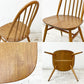 アーコール Ercol クエーカー チェア ダイニングチェア UKビンテージ エルム×ビーチ材 ナチュラル 英国家具 ●