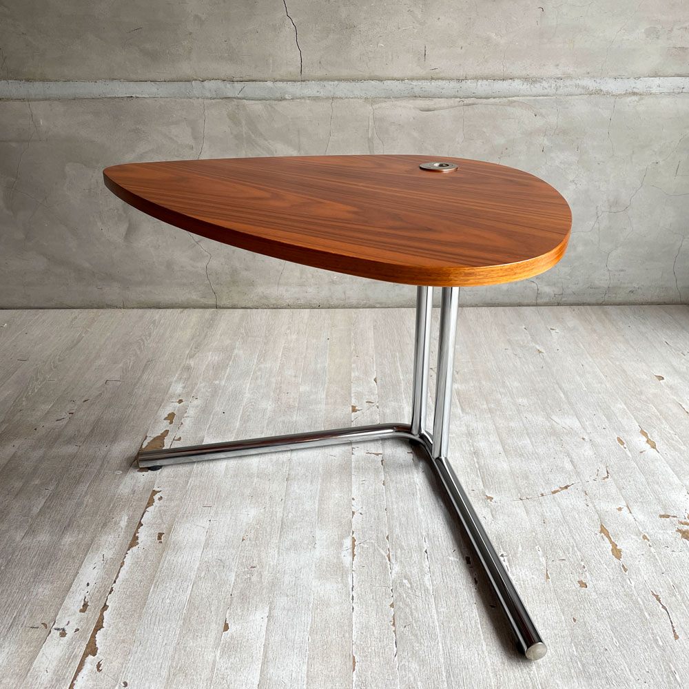 テクタ TECTA K22 サイドテーブル SIDE TABLE ウォールナット材 高さ調整可 アレキサンダーカルダー ドイツ バウハウス 定価￥92,400- ♪