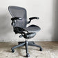 ハーマンミラー Herman Miller アーロンチェア クラシック Bサイズ ポスチャーフィット フル装備 グラファイトベース デスクチェア オフィスチェア ■