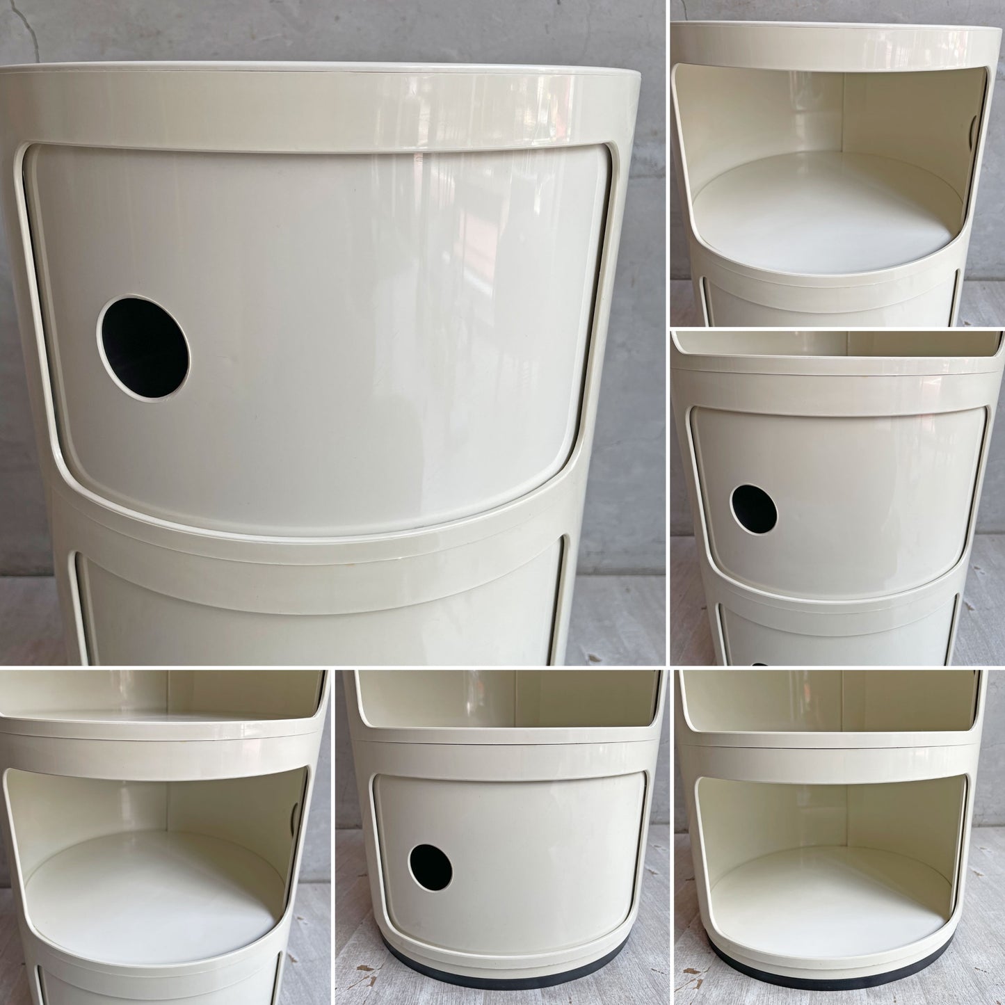 カルテル Kartell コンポニビリ COMPONIBILI 3段 ポリカーボネイト製 アンナ・カステッリ・フェリエーリ イタリア ♪