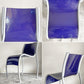 カルテル Kartell FPE chair スタッキングチェア ダイニングチェア 2脚セット アルミ ポリプロピレン ブルー ロンアラッド イタリアモダン 廃番 B ■