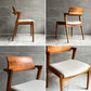 冨士ファニチア FUJI FURNITURE コティ Koti アームレスチェア ウォールナット材 カバーリング ファブリック ハーフアーム 北欧スタイル D04520N 定価￥117,700～ B ♪