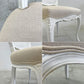 サラグレース Sarah Grace SGD デビュー ダイニングチェア DEBUT DINING CHAIR CHARM BD WHITE&NATURAL LINEN ラタンバック アンティーク風 オーク材 参考価格約55,000円 C 〓