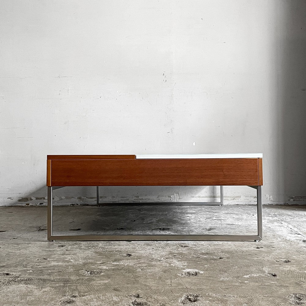 ボーコンセプト BoConcept シヴァ Chiva コーヒーテーブル ガラス×ウォールナット 天板リフトアップ オッカ OCCA 北欧モダン デンマーク ■
