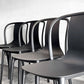 ヴィトラ Vitra ベルヴィルチェア Belleville Chair ダイニングチェア スタッキングチェア ディープブラック ロナン & エルワン・ブルレック B ■