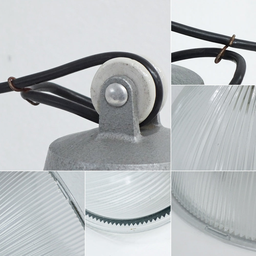 ビンテージスタイル Vintage Style ガラスシェード ペンダントライト ダイナーランプ インダストリアルデザイン ●