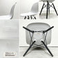 ハーマンミラー HermanMiller サイドシェルチェア ドゥエルレッグ DSW アルパイン × エボニー ポリプロピレン製 イームズ ミッドセンチュリー  B ●
