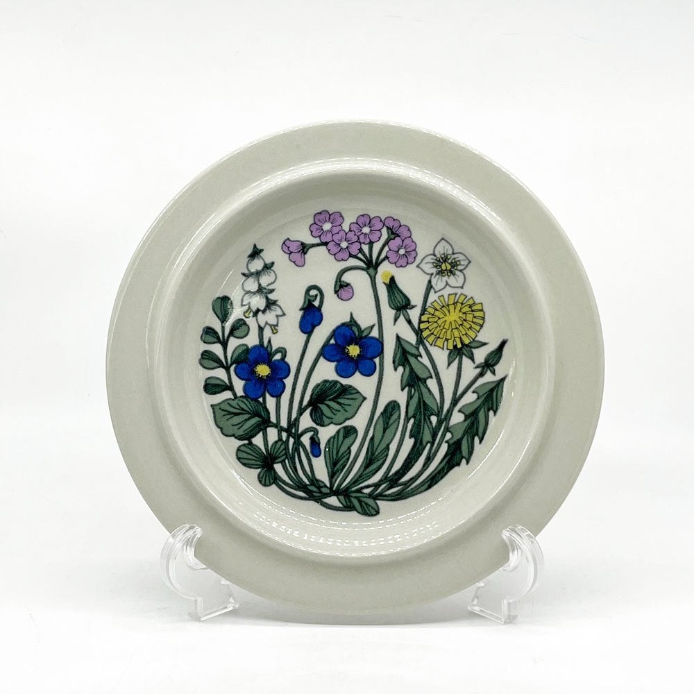 アラビア ARABIA フローラ Flora プレート 20cm エステリ・トムラ ビンテージ フィンランド 北欧食器 ●