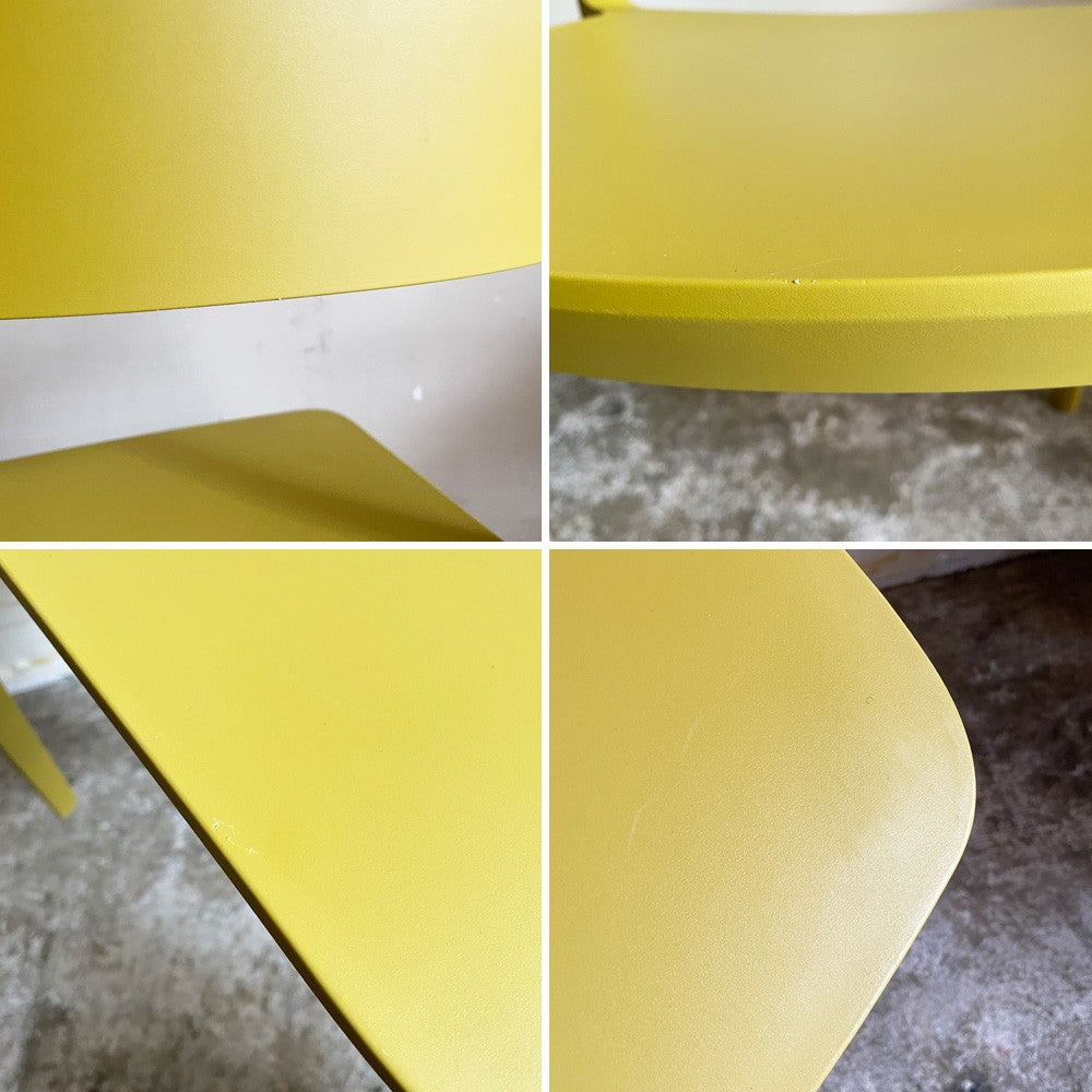 カリガリス Calligaris スキン SKIN ダイニングチェア スタッキング マットマスタードイエロー 廃番カラー 参考定価¥21,670- A ■