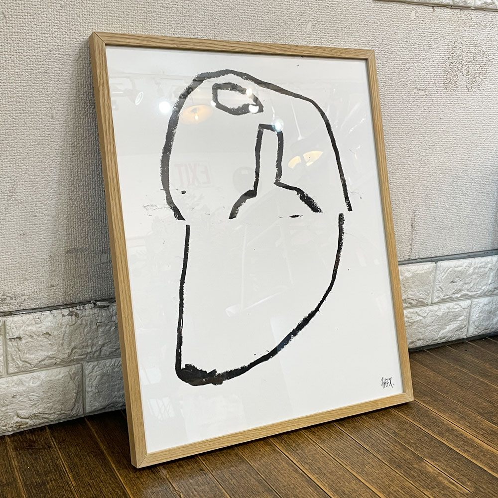 イデー IDEE 「BE QUIET」 オフセット ポスター エクタ EKTA Fine Little Day 額装品 ◎