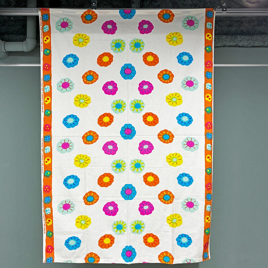 マリメッコ marimekko Nekku 生地 ファブリック 脇坂克二 Katsuji Wakisaka フィンランドビンテージ 132×192cm ◎