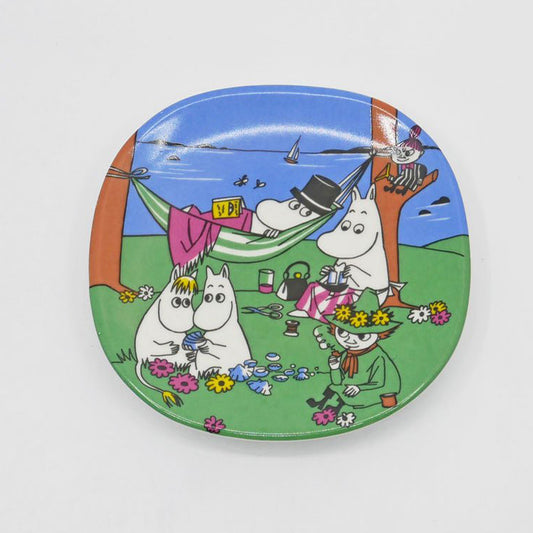 アラビア ARABIA ムーミン Moomin ハッピートゥギャザー Happy Together プレート 飾り皿 1995-2005 廃番 フィンランド 北欧食器 B ●