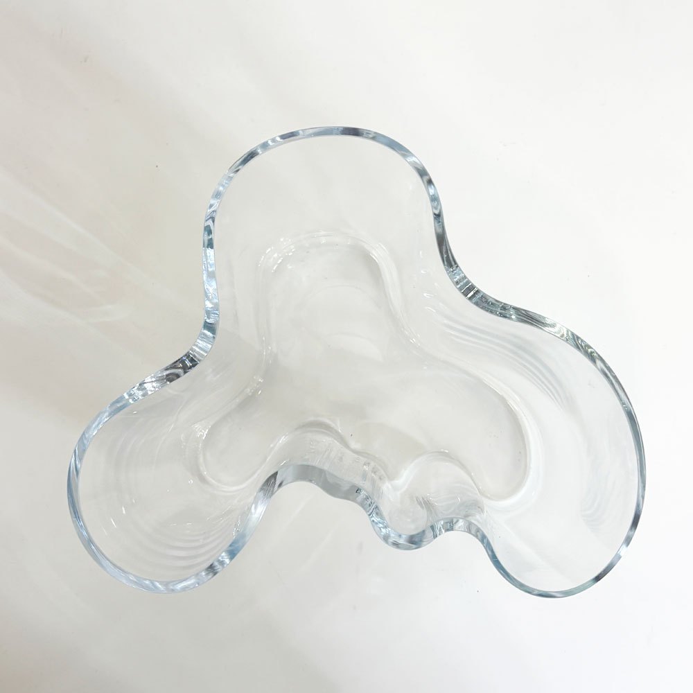 イッタラ iittala アルヴァ アアルト コレクション Alvar Aalto Collection ベース フラワーベース 花瓶 クリア H16cm フィンランド 北欧雑貨 ●