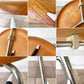 フリッツハンセン Fritz Hansen ビンテージ 3170 ドットスツール 3本脚 チーク材 アルネ・ヤコブセン Arne Jacobsen デンマーク 北欧家具 ◇