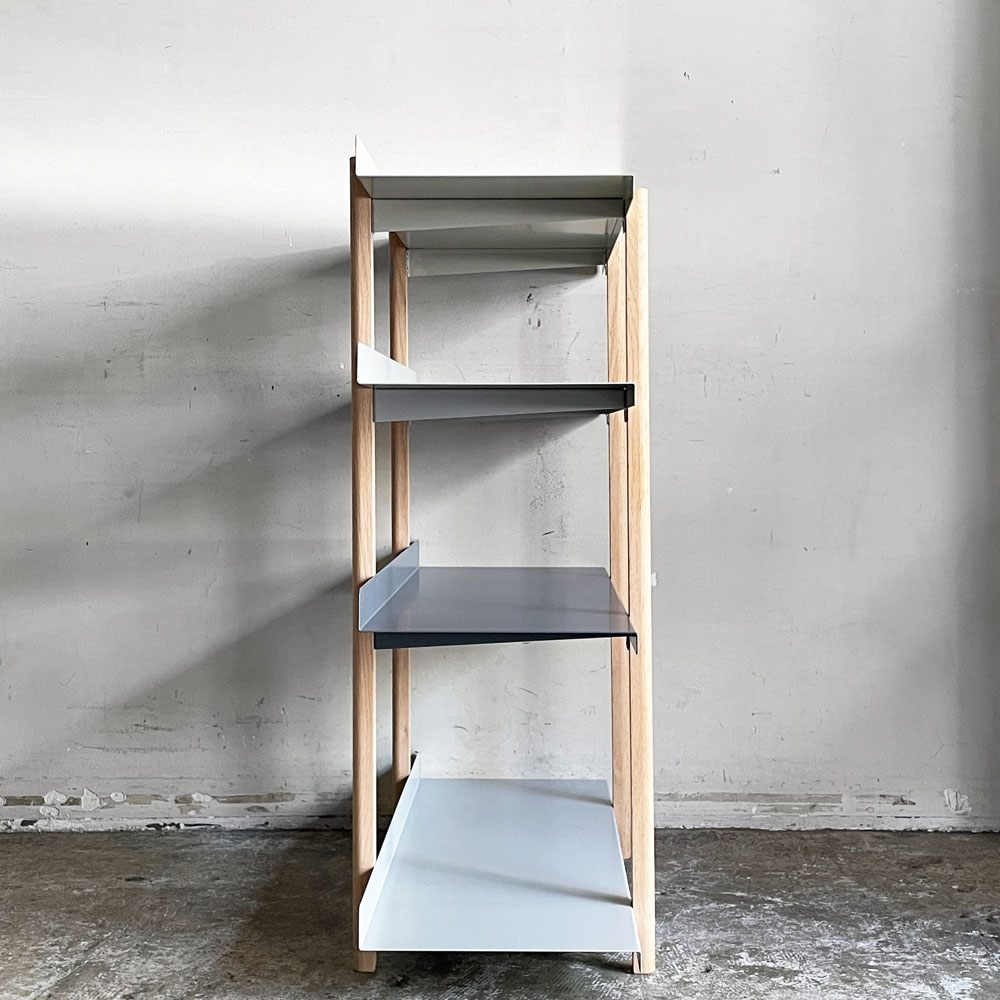 デュエンデ DUENDE マージシェルフ4 Marge shelf 4 オーク無垢 スチール 芦沢啓治 シンプルモダン ナチュラルテイスト ■