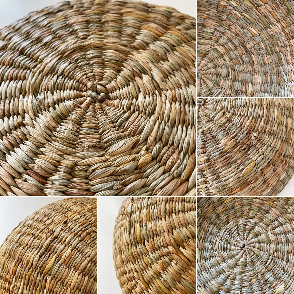 SPACE A&CO 水草 ネスティングバスケット 中 Φ30×11cm イギリス製 旧shop281 有元葉子 定価￥34,100- A ◎