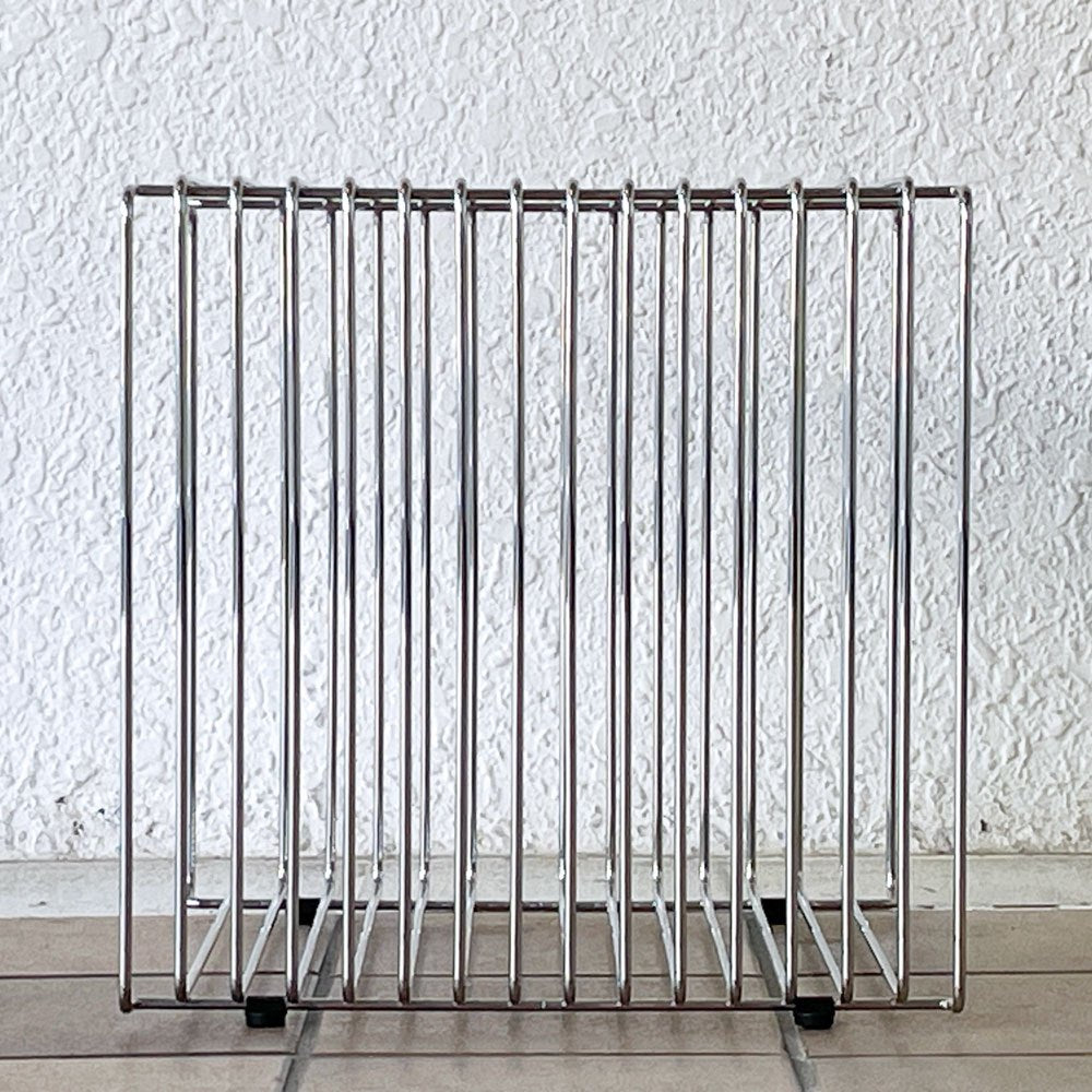 モンタナ Montana パントンワイヤー Panton Wire Single シングル クローム 34.5×34.5cm 脚付 ヴェルナー・パントン デンマーク ◇