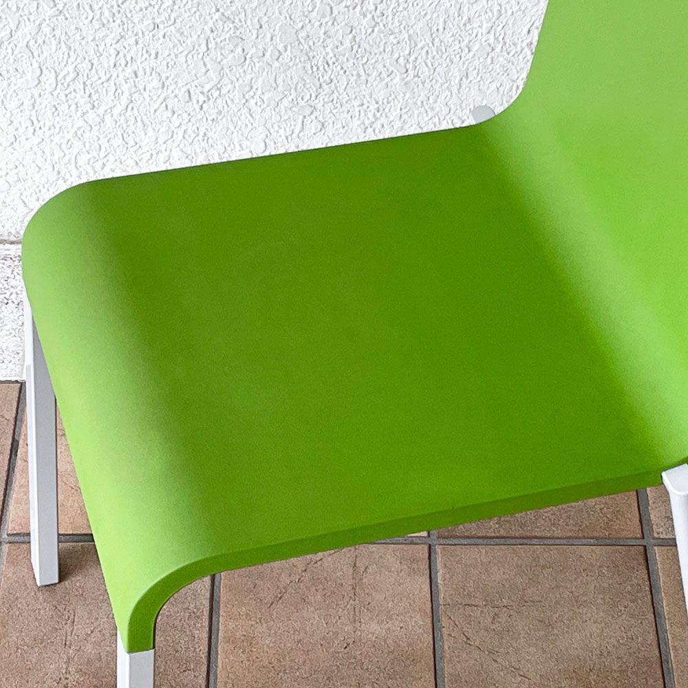 ヴィトラ vitra. ゼロスリー .03 ダイニングチェア スタッキングチェア マールテン・ヴァン・セーヴェレン Maarten Van Severen グリーン A ◇