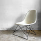 ハーマンミラー Herman Miller サイドシェルチェア 現行 FRP パーチメント キャッツクレイドルベース C&R イームズ ミッドセンチュリー ■