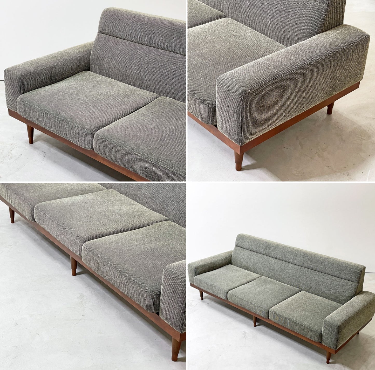パシフィックファニチャーサービス PACIFIC FURNITURE SERVICE P.F.S スタンダードC STANDARD C 3Pソファ 3シーター Mo Black ●