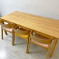 無印良品 MUJI 木製テーブル ダイニングテーブル オーク無垢集成材 引き出し3杯付 Ｗ180cm 参考定価99,900円 ●
