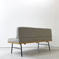 ウニコ unico ファニート ベンチ FUNEAT bench 鉄脚 オーク材 × スチールレッグ カバーリング W125cm カフェスタイル ●
