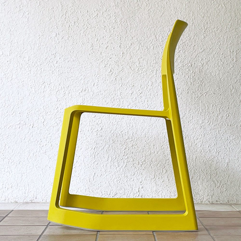 ヴィトラ Vitra ティプトン Tip Ton ワークチェア ダイニングチェア デスクチェア マスタード スタッキング チルト機能 定価￥47,300- ◇