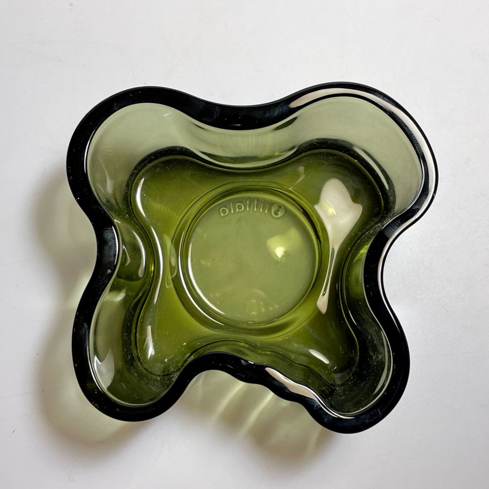 イッタラ iittala アルヴァ・アアルトコレクション Alvar Aalto Collection キャンドルホルダー 55mm モスグリーン 箱付 廃番 北欧雑貨 A ★