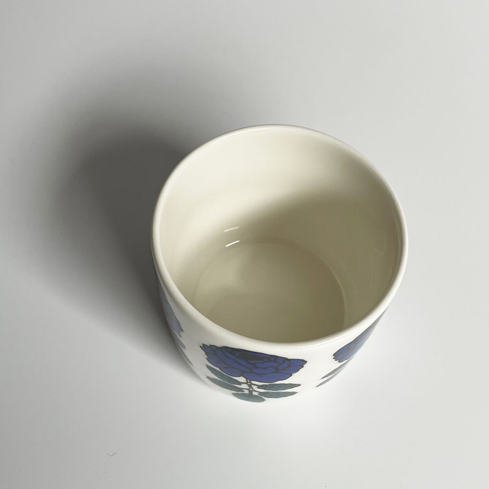 マリメッコ marimekko ヴィヒキルース VIHKIRUUSU ラテマグ ダークブルー マイヤ・イソラ フィンランド 北欧食器 廃番カラー B ♪