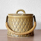 クロニーデン KRONJYDEN レリーフ Relief シュガーポット Sugar pot 蓋物 ケース イェンス・クイストゴー 北欧 ビンテージ 希少 ◇