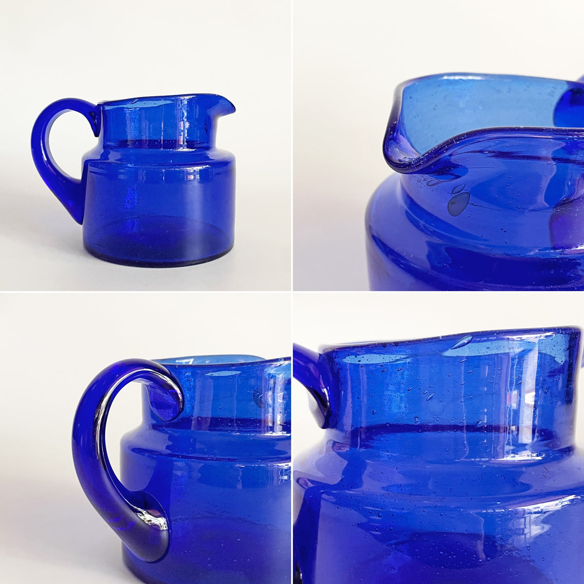 ボダ BODA ガラス ピッチャー 50ml ブルー 973/50 エリック・ホグラン Erik Hoglund ビンテージ スウェーデン 北欧食器 ■