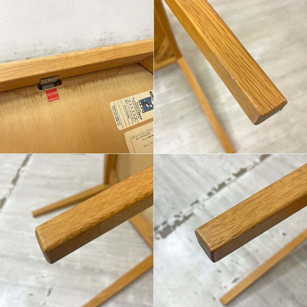 カンディハウス CONDE HOUSE ハナコ HANACO ダイニングチェア 三井緑 シルトーリ WT ブラウン系 ナラ材 定価￥90,200～ B ●